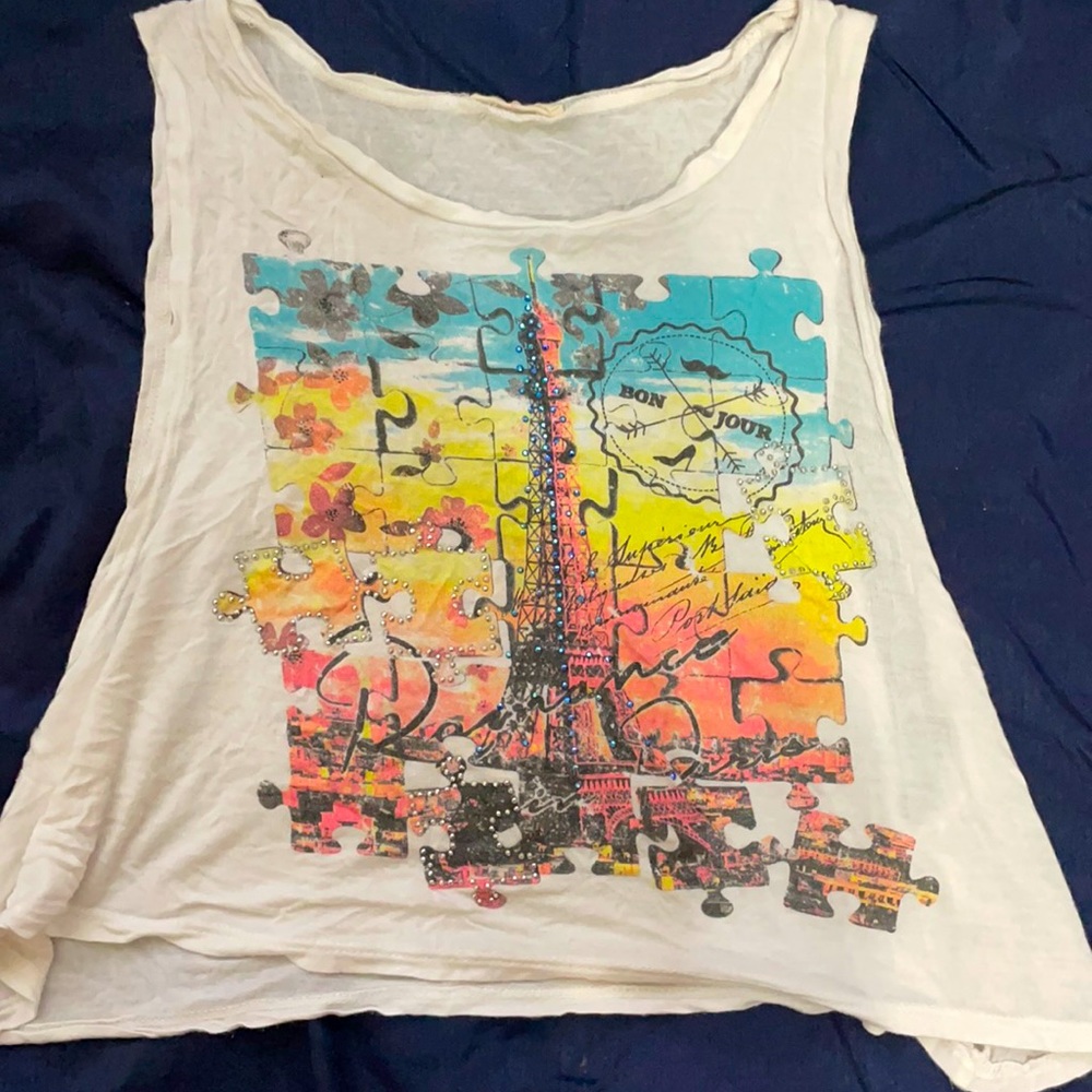 ⚡️⚡️Paris tank top forever 21